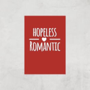Hopeless Romantic Art Print - A4 - Print Only