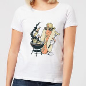Hot Dog Grilling Women's T-Shirt - White - XS - White
