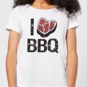 I Love BBQ Women's T-Shirt - White - XS - White