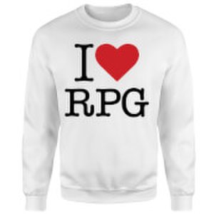 I Love RPG Sweatshirt - White - S - White