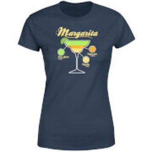 Infographic Margarita Women's T-Shirt - Navy - S - Navy