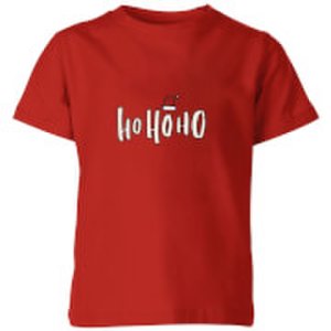 The Christmas Collection International ho ho ho kids' t-shirt - red - 3-4 years - red