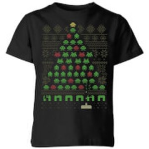 Geek Christmas Invaders from space kids' t-shirt - black - 3-4 years - black
