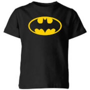 Dc Comics Justice league batman logo kids' t-shirt - black - 3-4 years - black