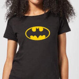 Dc Comics Justice league batman logo women's t-shirt - black - xs - black