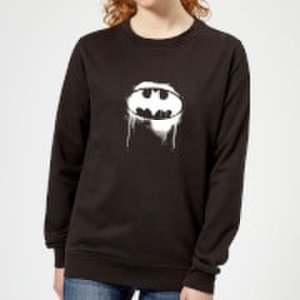 Justice League Graffiti Batman Women's Sweatshirt - Black - 5XL - Black