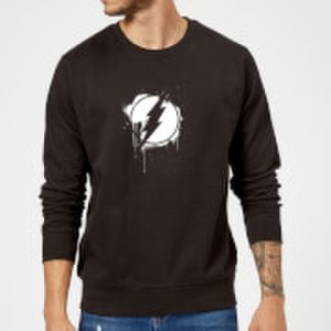 Dc Comics Justice league graffiti the flash sweatshirt - black - 5xl - black