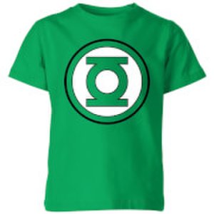 Justice League Green Lantern Logo Kids' T-Shirt - Kelly Green - 3-4 Years - Kelly Green
