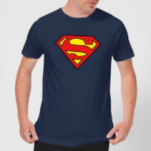 Dc Comics Justice league superman logo men's t-shirt - navy - s - navy