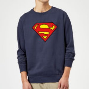 Justice League Superman Logo Sweatshirt - Navy - 3XL - Navy