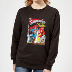 Justice League Who Is The Fastest Man Alive Cover Women's Sweatshirt - Black - 5XL - Black