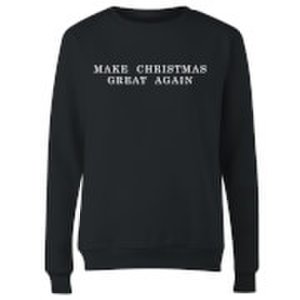 Make Christmas Great Again Women's Sweatshirt - Black - S - Black