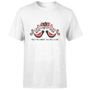 The Christmas Collection Meet me underneath the mistletoe t-shirt - white - s - white