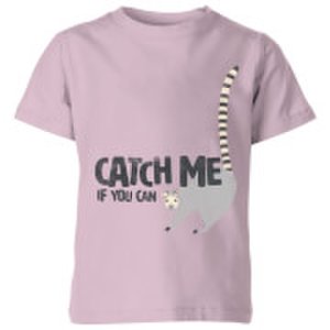 My Little Rascal Catch Me If You Can - Baby Pink Kids' T-Shirt - 5-6 Years - Baby Pink