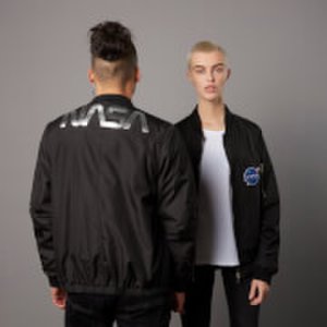 NASA badged bomber jacket - black - s