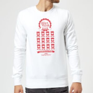 National Lampoons National lampoon jelly of the month club christmas sweatshirt - white - s - white