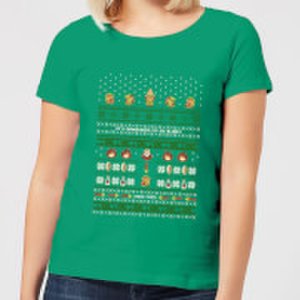 Nintendo Legend Of Zelda Its Dangerous To Go Alone Women's Christmas T-Shirt - Kelly Green - XS - Kelly Green