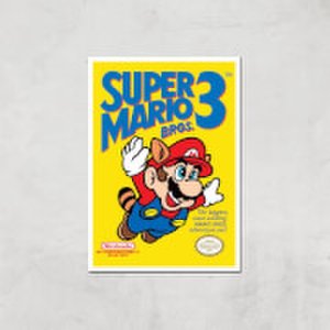 Nintendo Super Mario Bros 3 Art Print - A2 - Print Only