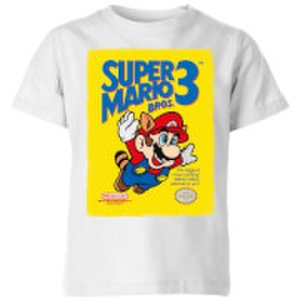 Nintendo Super Mario Bros 3 Kid's T-Shirt - White - 5-6 Years - White