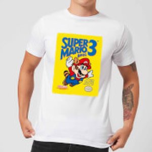 Nintendo Super Mario Bros 3 Men's T-Shirt - White - S - White
