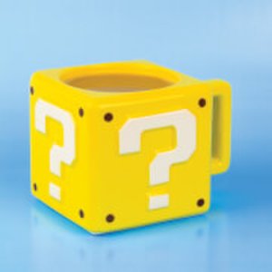 Paladone Nintendo super mario question block mug - yellow