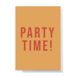 Party Time Greetings Card - Standard Card