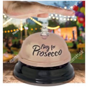 Blue Sky Ping for prosecco bell