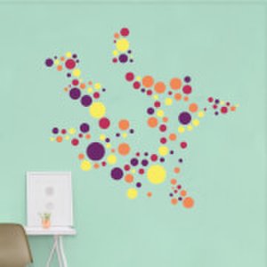 By Iwoot Polka dot pattern 1 wall art sticker pack