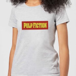 Pulp Fiction Logo Women's T-Shirt - Grey - XS - Grey