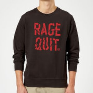 Rage Quit Sweatshirt - Black - M - Black