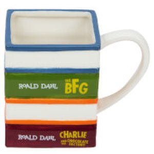 Roald Dahl Pile of Books Ceramic Mug