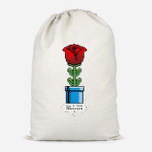 Say It With Flowers Cotton Storage Bag - Small