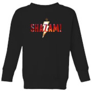 Shazam Logo Kids' Sweatshirt - Black - 7-8 Years - Black