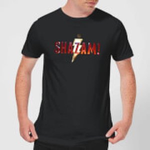 Dc Comics Shazam logo men's t-shirt - black - s - black