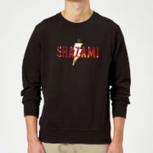 Shazam Logo Sweatshirt - Black - S - Black