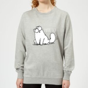 Simon's Cat Purrfect Women's Sweatshirt - Grey - XS - Grey