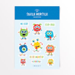 Skater Monster Sticker Pack