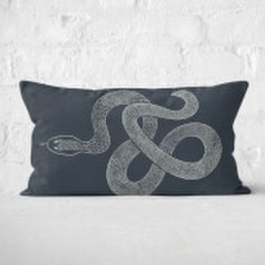 By Iwoot Snake rectangular cushion - 30x50cm - soft touch