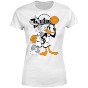 Space Jam Bugs And Daffy Tune Squad Women's T-Shirt - White - XS - White