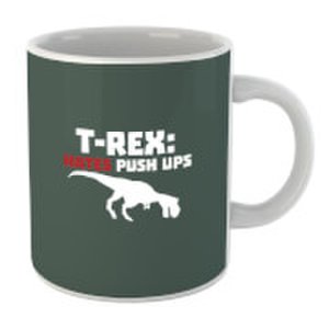 By Iwoot T-rex hates pushups mug