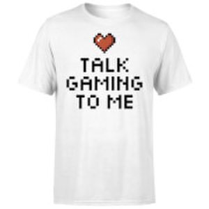 The Gaming Collection Talk gaming to me t-shirt - white - m - white