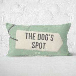 By Iwoot The dog's spot rectangular cushion - 30x50cm - soft touch