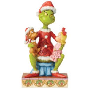 The Grinch By Jim Shore Grinch with Cindy and Max Figurine