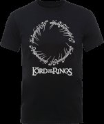 The Lord Of The Rings Black Men's T-Shirt - S - Black