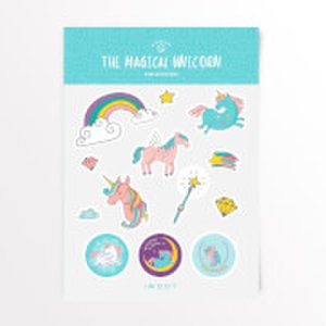 By Iwoot The magical unicorn sticker pack