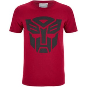 Transformers Men's Transformers Black Emblem T-Shirt - Red - S - Red