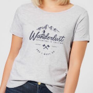 By Iwoot Wanderlust women's t-shirt - grey - xs - grey