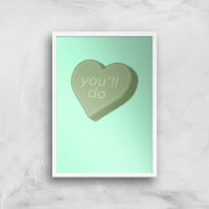 By Iwoot You'll do art print - a2 - white frame