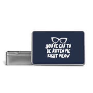By Iwoot You've cat to be kitten me metal storage tin