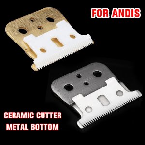 1/2pcs Strong Barber Ceramic Shop Cutter Metal Bottom Cutter For Andis Electric Hair Trimmer Cutting Machine Clipper Accessories